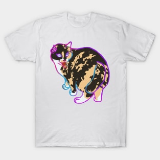 Sosig Cat with Anime Eyes T-Shirt